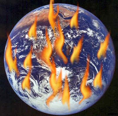 Terra em chamas